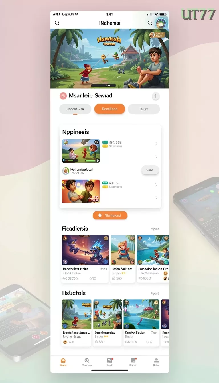 Cuplikan layar TRT99 — menu navigasi