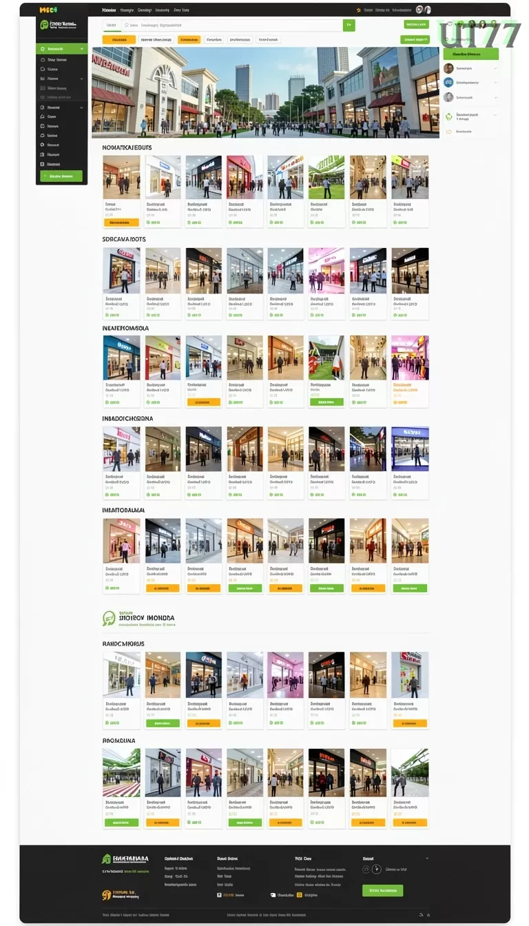 Cuplikan layar MT777 — menu navigasi