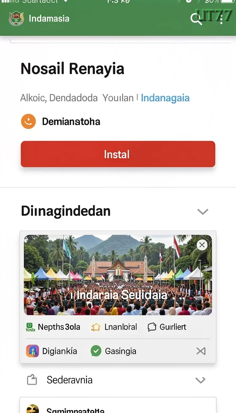 Cuplikan layar HEBAT33 — aktivitas