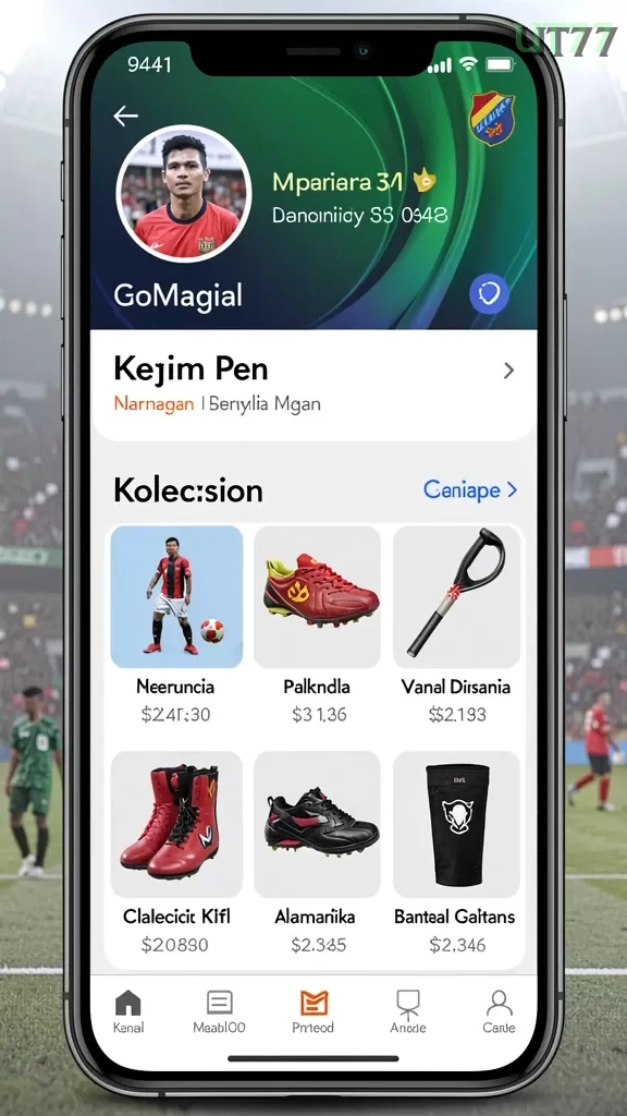Cuplikan layar MT777 — aktivitas
